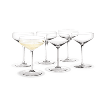 Holmegaard Perfection Cocktail Glass, Clear, 12.8 Oz, 6 Pcs.