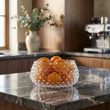Hobnail Bowl - Large - Clear Quartz