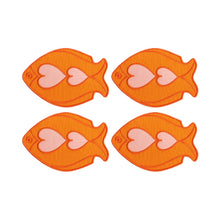 Octaevo Cocktail Coasters - Fish Orange (Set of 4)