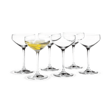 Holmegaard Perfection Martini Glass, Clear, 9.8 Oz, 6 Pcs.
