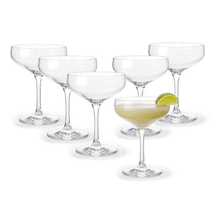 Holmegaard Cabernet Cocktail Glass, Clear, 9.8 Oz, 6 Pcs.