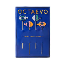 Octaevo Cocktail Picks - Fish Splash (Set of 4)
