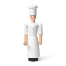 Kay Bojesen Cook Girl, White, H: 6.9"