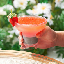 Barcelona Frozen Margarita & Cocktail Chiller Glasses, Acrylic, Set of 2