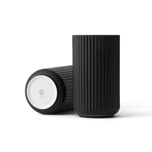 Lyngby Porcelæn Vase, Black