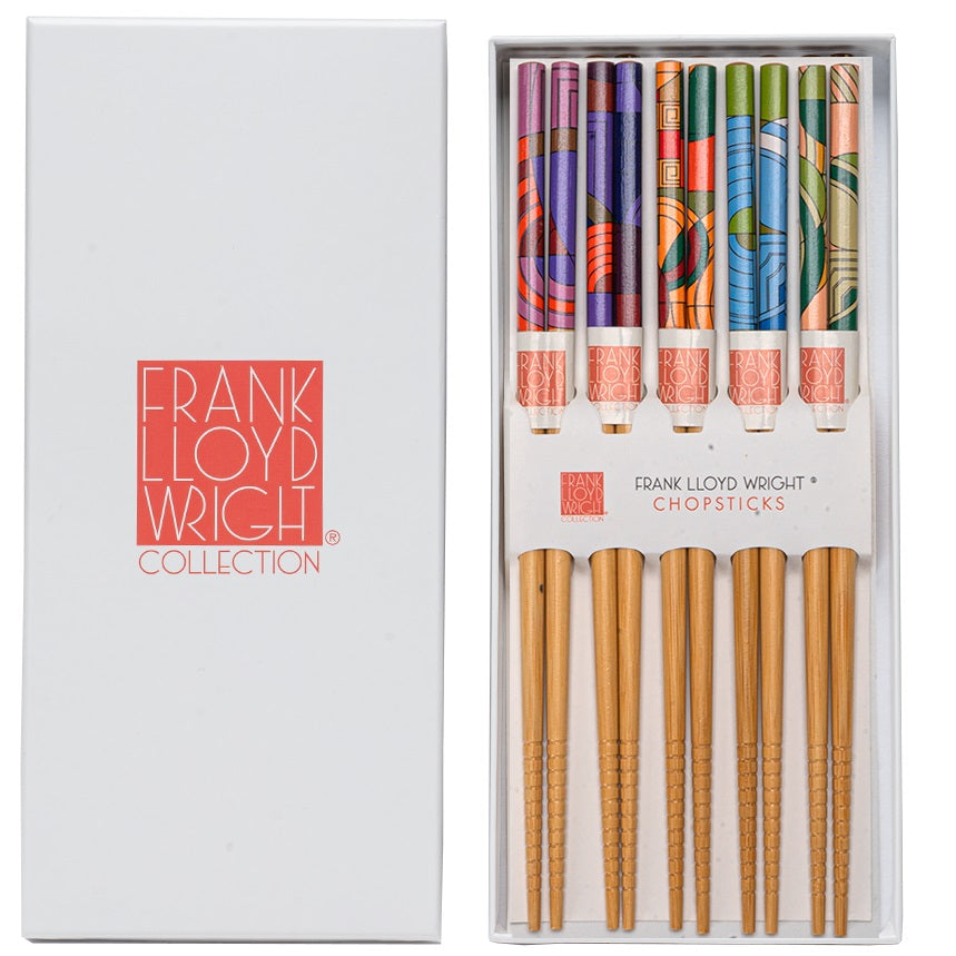 Frank Lloyd Wright Chopsticks Set (5 Pairs)