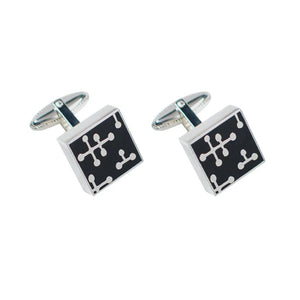 Cufflinks Eames Dots Black