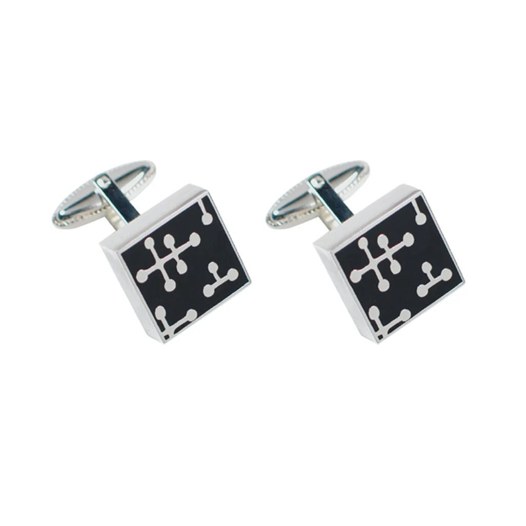 Cufflinks Eames Dots Black