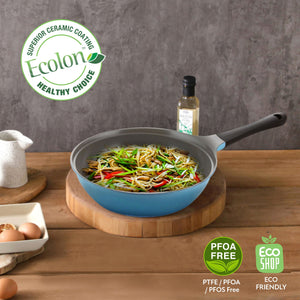 Eela 12" Chef's Pan Durable, Lightweight, and Nonstick Coating