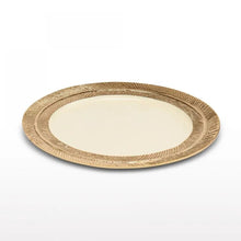 Feather Plates Gold/Oyster