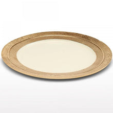Feather Plates Gold/Oyster