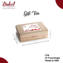 Classic Tin Treats Within Gift Basket