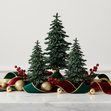 Green Enamel Christmas Tree
