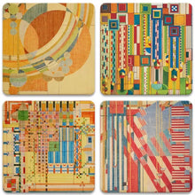 Frank Lloyd Wright Coasters Set Liberty Covers III