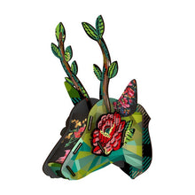 Wall Sculpture Trophy Deer Head Funhouse