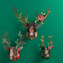 Wall Sculpture Trophy Deer Head Funhouse