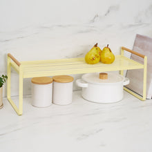 Countertop Wire Shelf - Steel + Wood