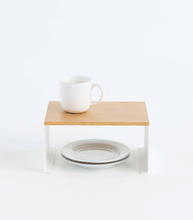 Stackable Countertop Shelf - Two Sizes - Steel + Wood