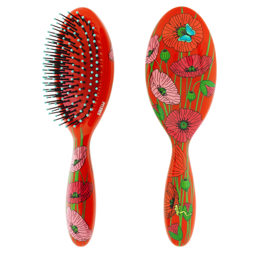 Pylones Hair Brush Large - Coquelicots