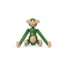Kay Bojesen Vintage Monkey, Mini, Green, H: 3.7"