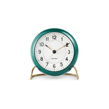 Arne Jacobsen Station Table Clock, H: 4.7"