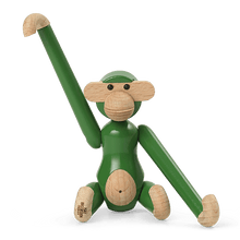 Kay Bojesen Vintage Monkey, Mini, Green, H: 3.7"