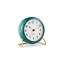 Arne Jacobsen Station Table Clock, H: 4.7"