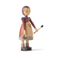 Kay Bojesen The Little Match Girl, Beech, H: 5.7"