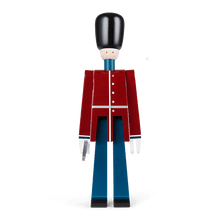 Kay Bojesen Guardsman With Sword, Red/Blue/White, H: 8.9"