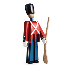 Kay Bojesen Guardsman With Gun, Red/Blue/White, H: 8.9"