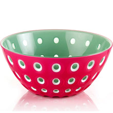 Guzzini Le Murrine Bowl Magenta Green Medium size- 8"