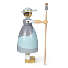 Kay Bojesen Shepherdess, Light Blue, H: 7.9"