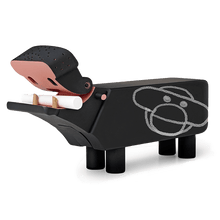 Kay Bojesen Wood Hippo, Black, H: 4.9"