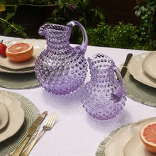 Hobnail Jug - Large - Lilac Bloom