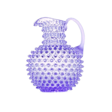 Hobnail Jug - Large - Lilac Bloom