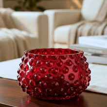 Hobnail Bowl - Small - Holly Berry