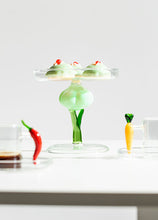 Ichendorf Broccoli Glass Footed Plate