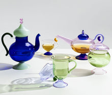 Ichendorf Sogni D'Oriente Blue Teapot with Green Matte
