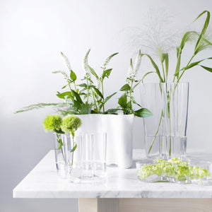 Iittala Alvar Aalto Collection Glass Vase, 160mm Cranberry