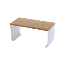 Stackable Countertop Shelf - Two Sizes - Steel + Wood