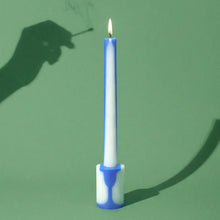 Illusion Candle - Blue & White