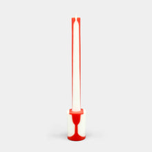 Illusion Candle - Red & White
