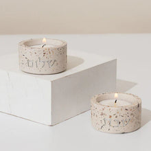 Handcrafted Shabbat Candleholders – Terrazzo Series