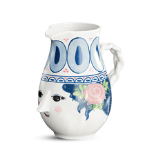 Bjørn Wiinblad Dora Jug, Blue, 18.6 Oz