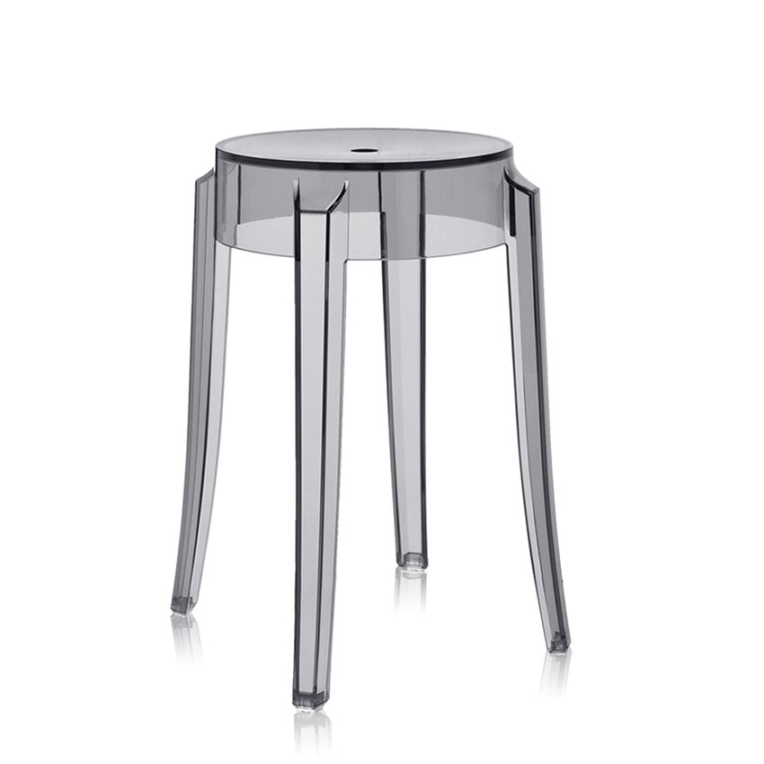 Kartell Ghost Stool (Set of 2) Smoke Grey