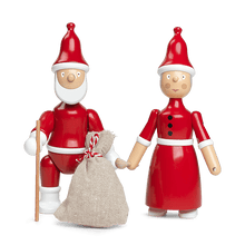Kay Bojesen Santa Clara / Mrs Santa, Red/White, H: 7.7"
