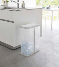 Lidded Garbage Bag Holder - Steel