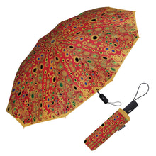 Klimt Hope II Red Folding Travel Umbrella
