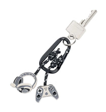 TROIKA Gaming Carabiner Keychain - Controller and Headset