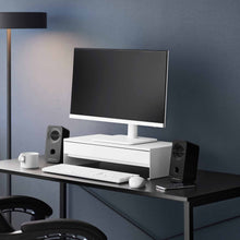 Monitor Stand With Drawer - Steel